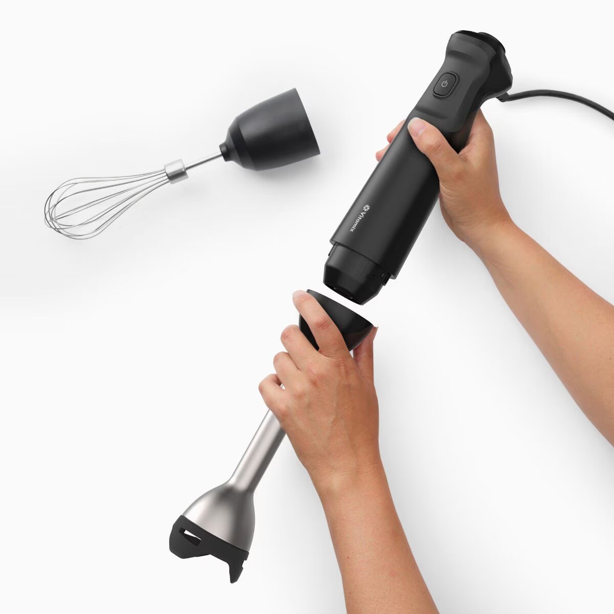 2-Speed Immersion Blender + Whisk Attachment - Image 2